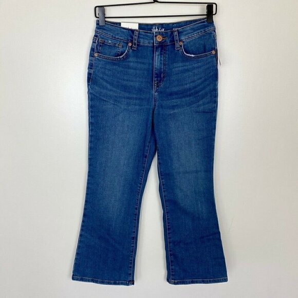 Style&co. Ankle Jeans Blue Medium Wash High 6 P - Picture 1 of 8